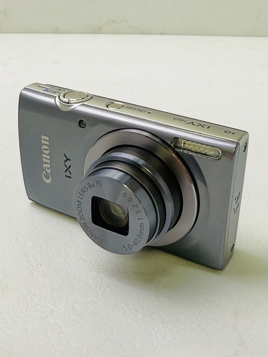 MINT Canon IXY160 Digital Camera - Silver JAPAN SD Card, Battery
