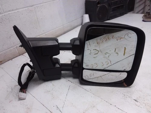 Passenger Side View Mirror Power Mirror Towing Fits 16-18 TITAN XD Chrome Cap