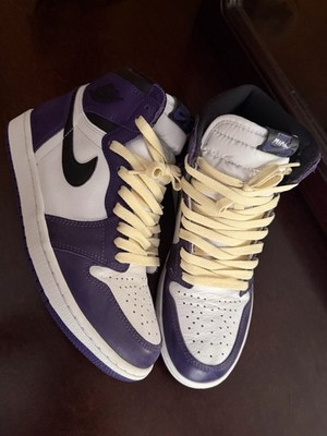 Jordan Air Jordan 1 Retro High Court Purple 2.0 555088-500 White Black Purple