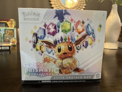 Pokémon Scarlet & Violet Prismatic Evolutions Elite Trainer Box ETB - New/Sealed