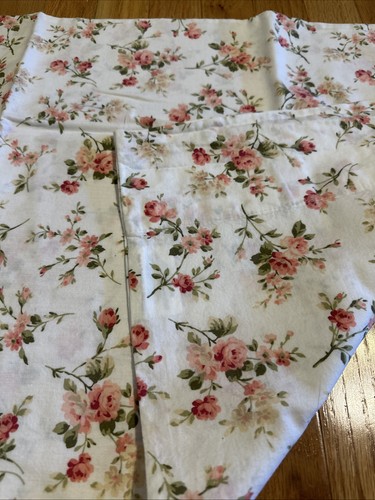 Cottage100% Cotton Pink Roses King Size Pillowcase By Sleep well Shabby Chic - Picture 3 of 5