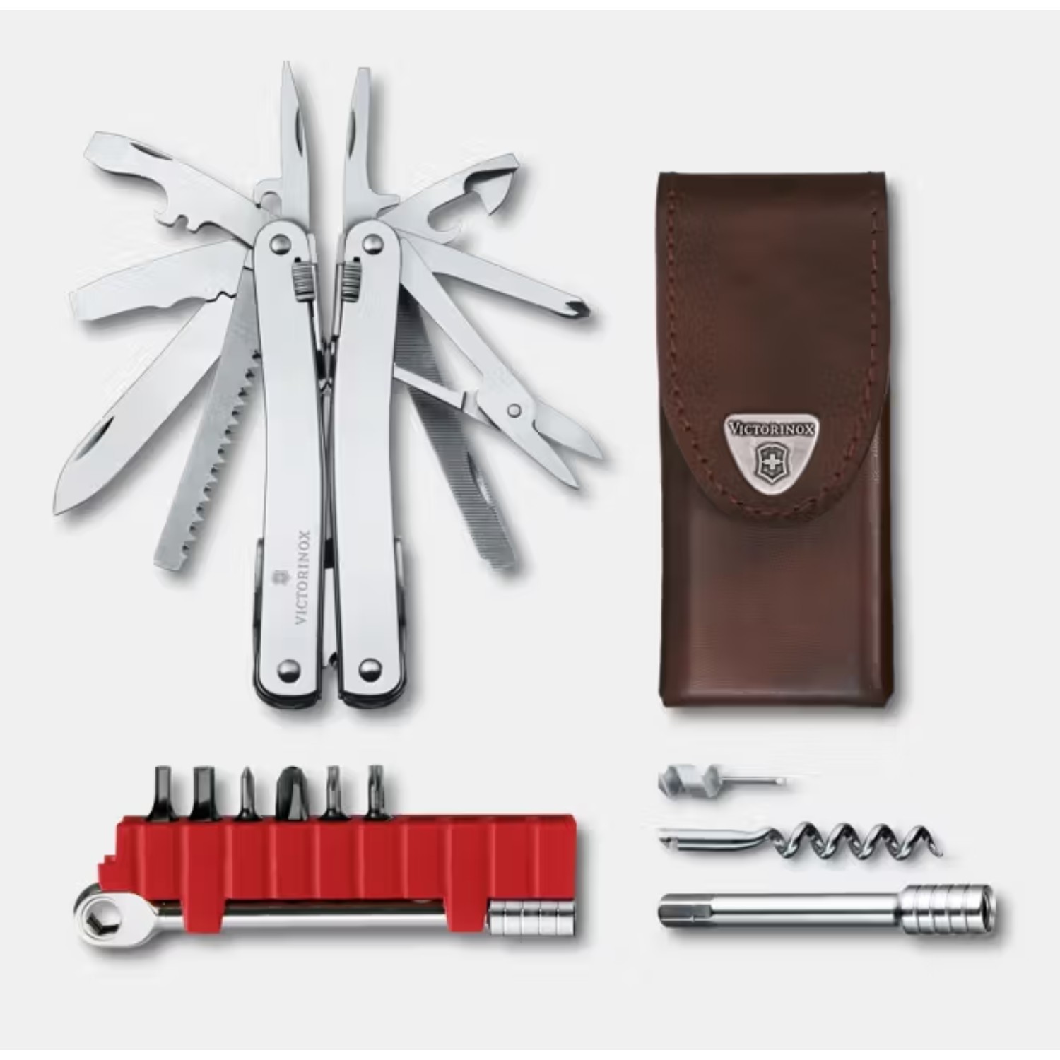 Victorinox - Swiss Tool Spirit x plus - Schlüssel Ratsche - Etui Leder - - Image 2