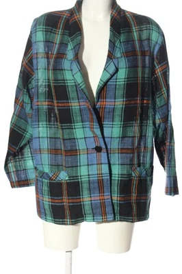 ELKONT Blazer long Dames Blazer T EU 40 vert-bleu-noir style décontracté - Photo 1/4