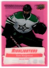 2022-23 Upper Deck Highlighters Pink Scott Wedgewood #HL-12 Dallas Stars