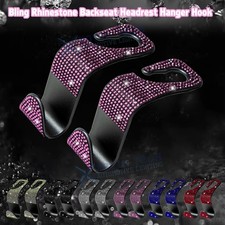 Car Seat Hanger Hooks For Purses Grocery Bling Car Accessories For Girls Women