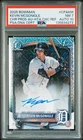 2025 BOWMAN CHROME PROSPECT AUTO HTA CHOICE KEVIN MCGONIGLE /150 PSA 7 AUTO 10