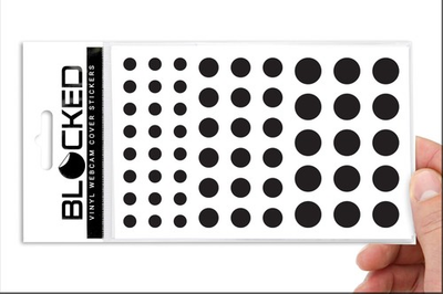 #ad #ad Blocked Original Vinyl Webcam Cover Stickers 57 Black Muted matte $10.46