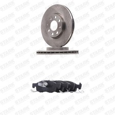 STARK Bremsenset Vorne Bremsscheiben Beläge für OPEL Corsa E Schrägheck (X15)