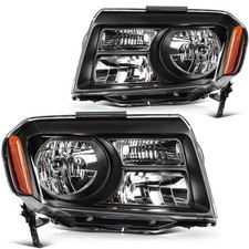 Headlights Assembly Left Right Fits Honda Pilot Suv 3.5l Black 2012-2015 Headlights Assembly Left Right Fits Honda Pilot Suv 3.5l Black 2012-2015