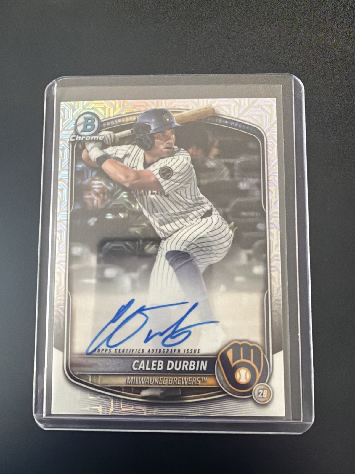 2025 Bowman - Chrome Prospect Mega Box Autographs Caleb Durbin #BMA-CDU (AU, RC)