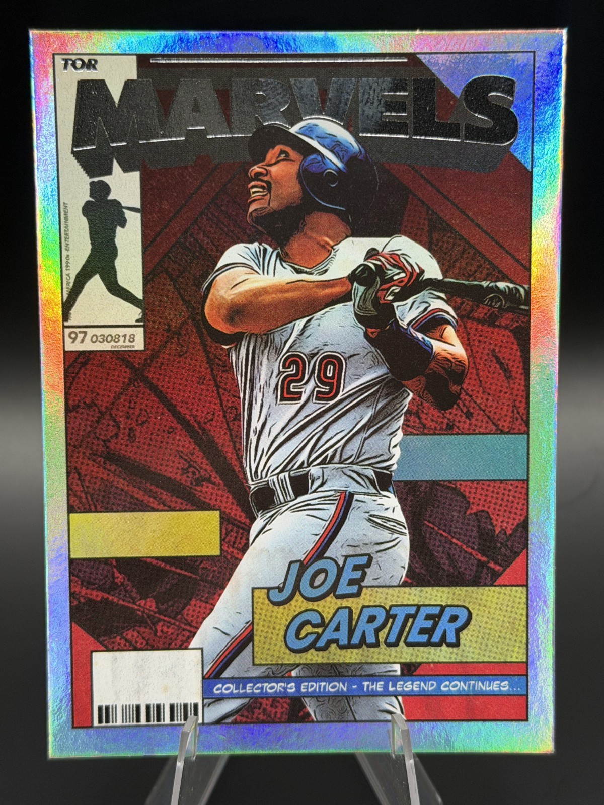 2026 Panini Decades 90s Pop Culture - Marvels Joe Carter #MV-JC H27