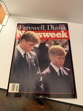 Newsweek Sept 15 1997 Farewell Diana Princess Memorial William Harry Cover