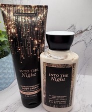 Bath  Body Works 2pc Lot Into the Night Body Lotion  Body Cream New