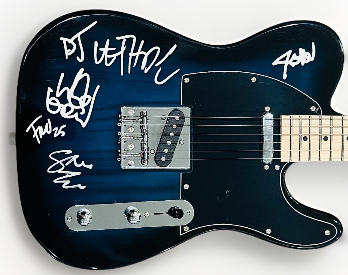 Limp Bizkit Signed Guitar Fred Durst Autographed Guitar Wes
