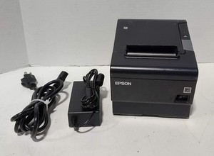 Epson TM-T88VI Direct Thermal Receipt Printer USB Ethernet with Power Supply