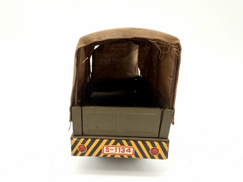 Vintage SSS S-1134 U.S. Army Cargo Truck Blechspielzeug Japan Canvas Cover - Bild 5 von 9