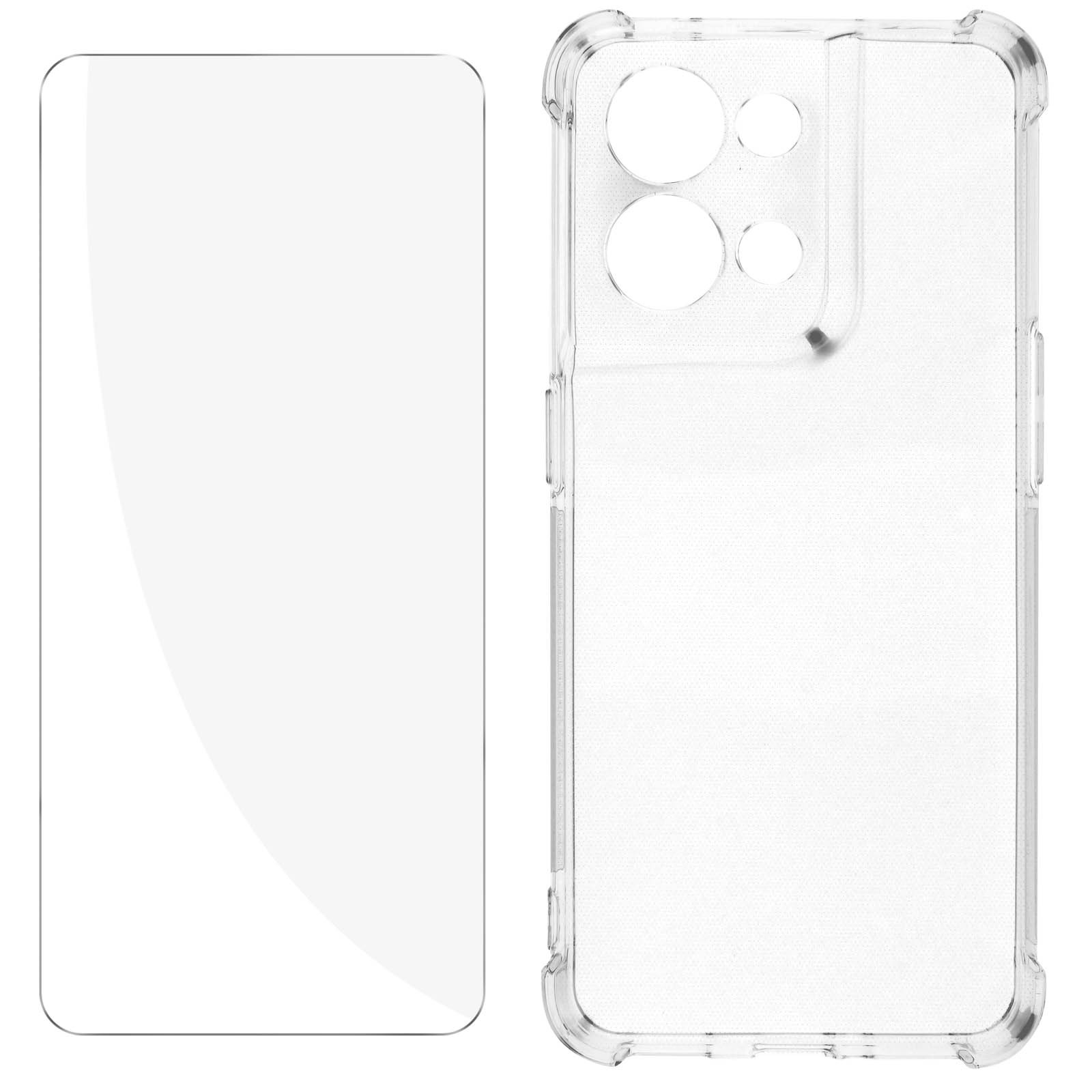 Pack de protection Oppo Reno 8 5G coque premium et verre blindé