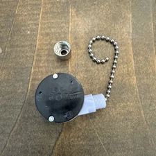 ZE-228s 2 Speed 3 Wire Ceiling Fan Switch Pull Chain Switch Lamps NICKEL