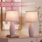 Lampshades Set of 2 for Table Floor Lamp, Drum Lamp Shades PINK