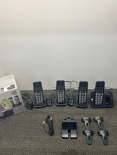 Panasonic KX-TGE230 Cordless Phone With Answering Machine - 4 Handsets