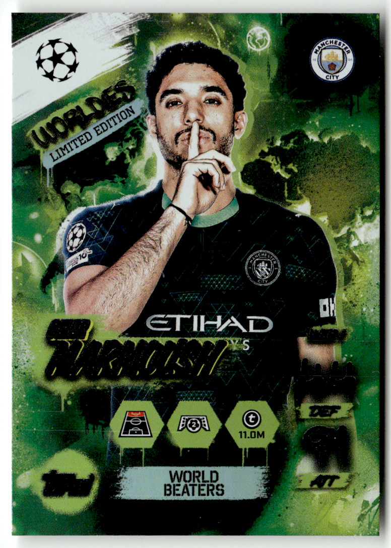 Topps Match Attax CL 2025-26 WLE 1 Omar Marmoush World Beaters
