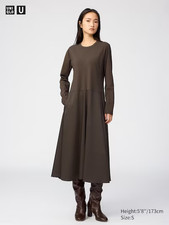 Uniqlo Satin Combination Dress 