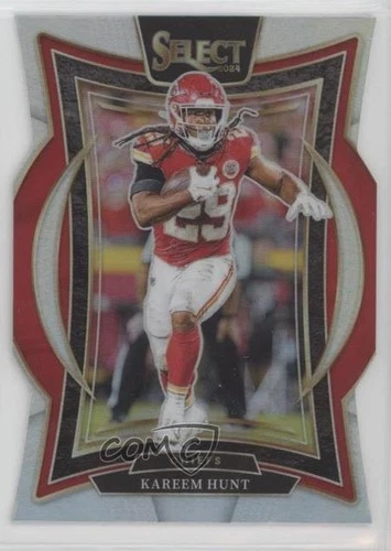 2024 Panini Select Concourse Silver Prizm Die-Cut Kareem Hunt #75
