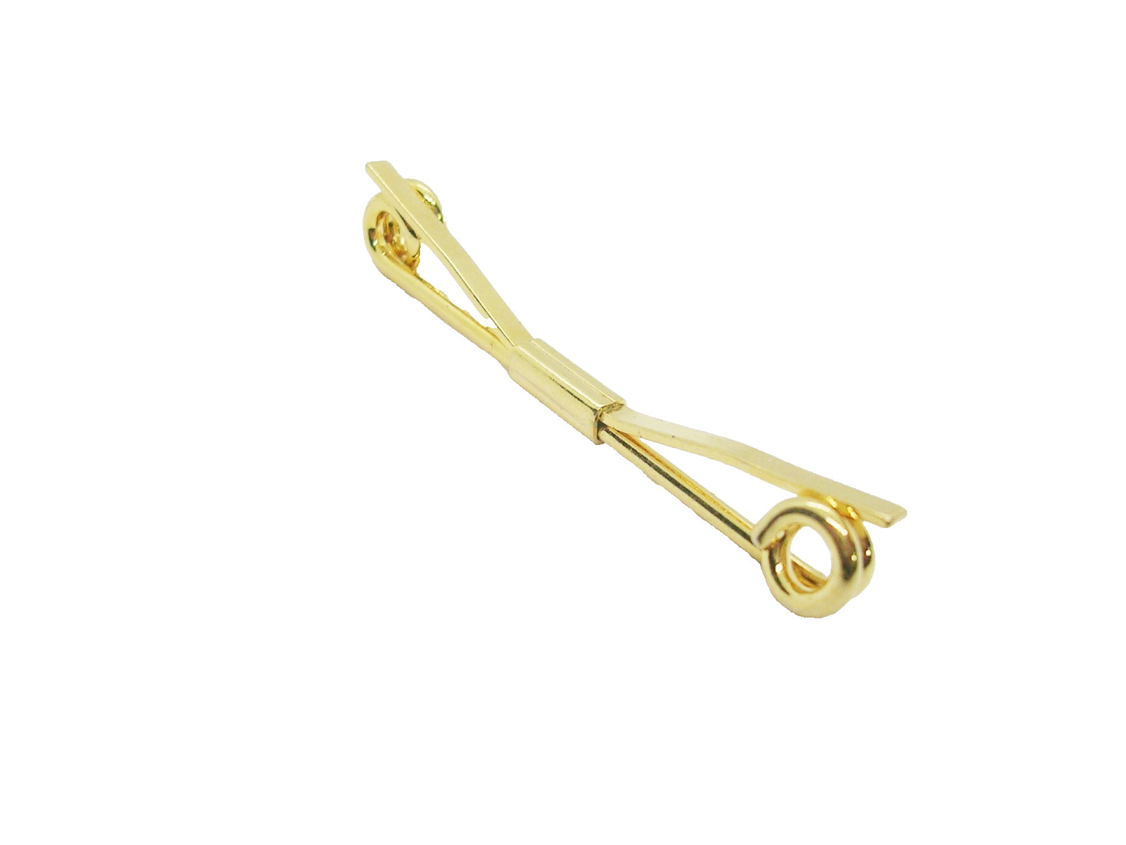 Collar Bar Clip gold tone classic vintage Men's Shirt Accessory Formal Wear