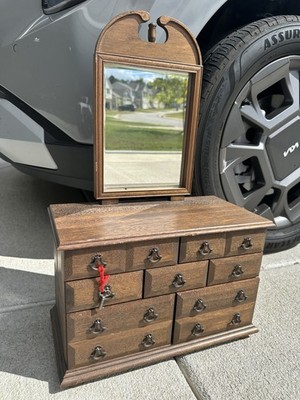 Royal Sealy 7 Drawer Square Panel Jewelry Chest Felt Drawers
