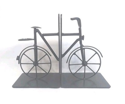 Metal Antique Bicycle Bookends Black 7'' x 4.75'' with Tags 2016 Jo-Ann Stores 5lb