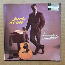 JACK SCOTT I REMEMBER HANK WILLIAMS LP 1960 - A nice VG copy with a few light su