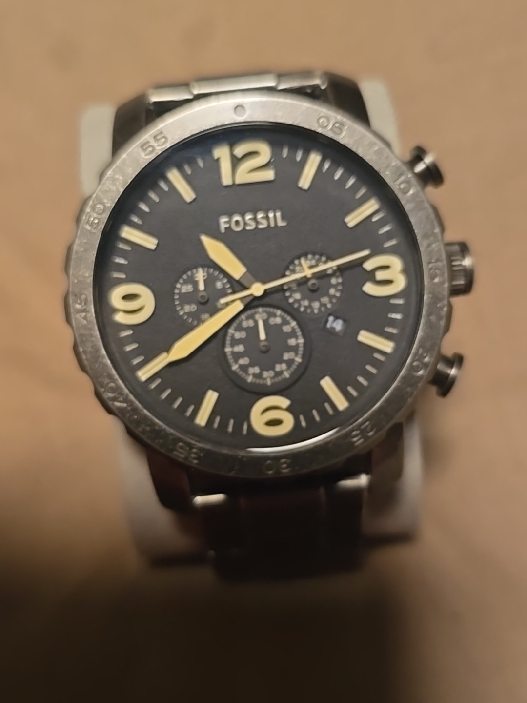 Fossil Watch. Metal Clasp Three Dial. Stainless S… - image 2