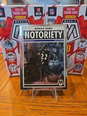 2025 Panini NFL Mosaic Derrick Henry Notoriety Baltimore Ravens | eBay