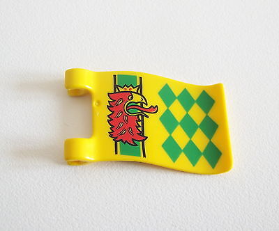 Drapeau Chevaliers de l/'Aigle Rouge 3887 L726 MOYEN-AGE PLAYMOBIL