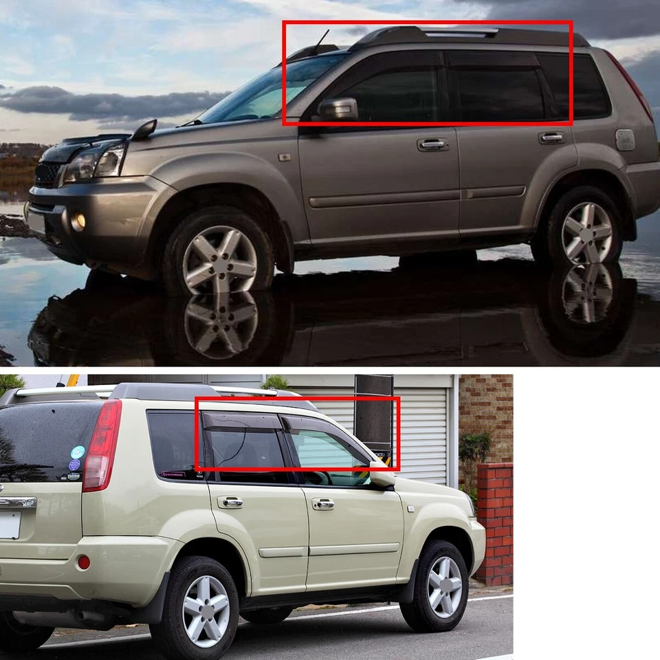 Weathershields Weather Shields for Nissan X-Trail XTRAIL T30 01-07 - image 3 of 4