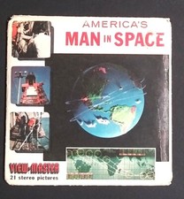 America's Man in Space Sawyer's View-Master Reel Set 1962 B 657 3 Reels Book