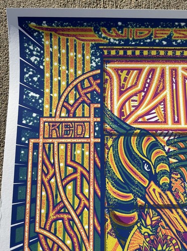 WIDESPREAD PANIC 2023 Red Rocks 18x24 Concert Poster by Brad Klausen - Picture 4 of 6