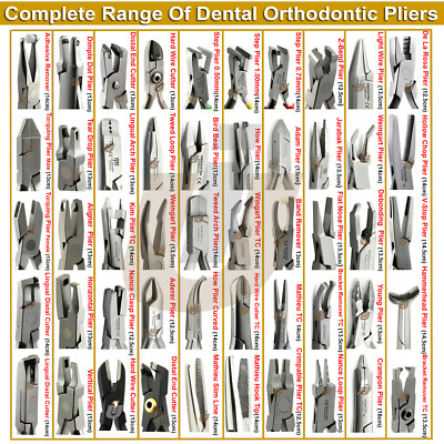 All Orthodontic Detailing Step Plier Loop Forming Wire Bending Cutter Distal End