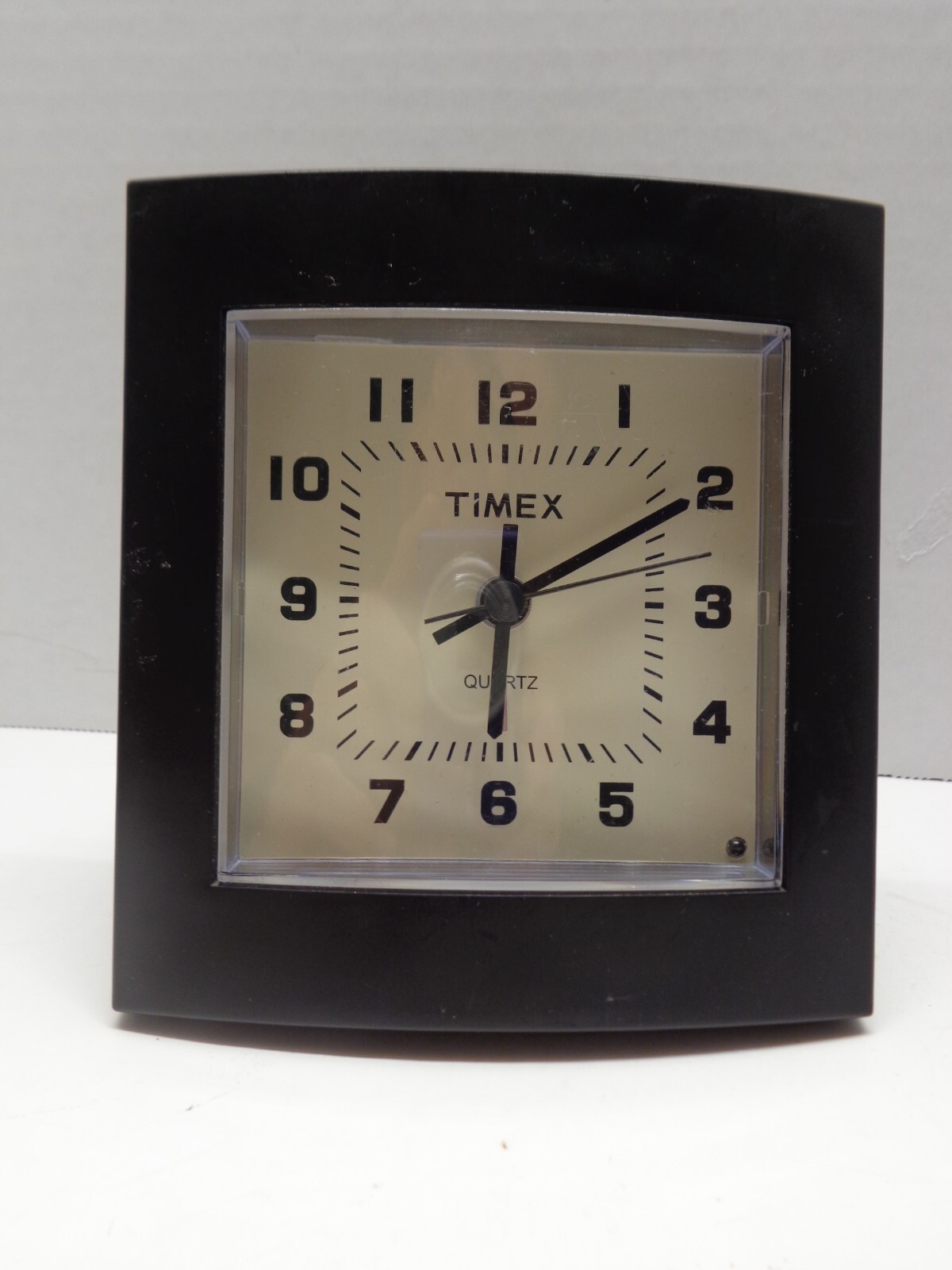 Vintage Timex Easy Reader Bedside Quartz Battery Powered Alarm Clock Works