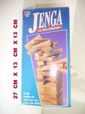 JENGA Jeu de Société -EN BOIS -  La Tour Infernale MB complet