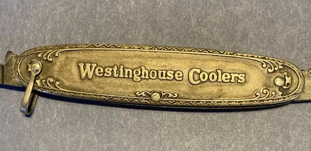 Vintage advertising Westinghouse Coolers 2blade, Pocket Pen Knife, no maker mark
