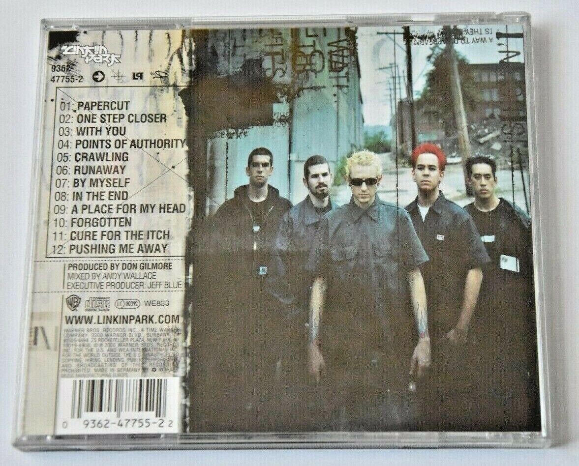 LINKIN PARK Hybrid Theory 2000 CD music punk pop rock band