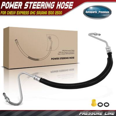 Power Steering Pressure Line Hose for Chevy Express GMC Savana 1500 2500 97-02