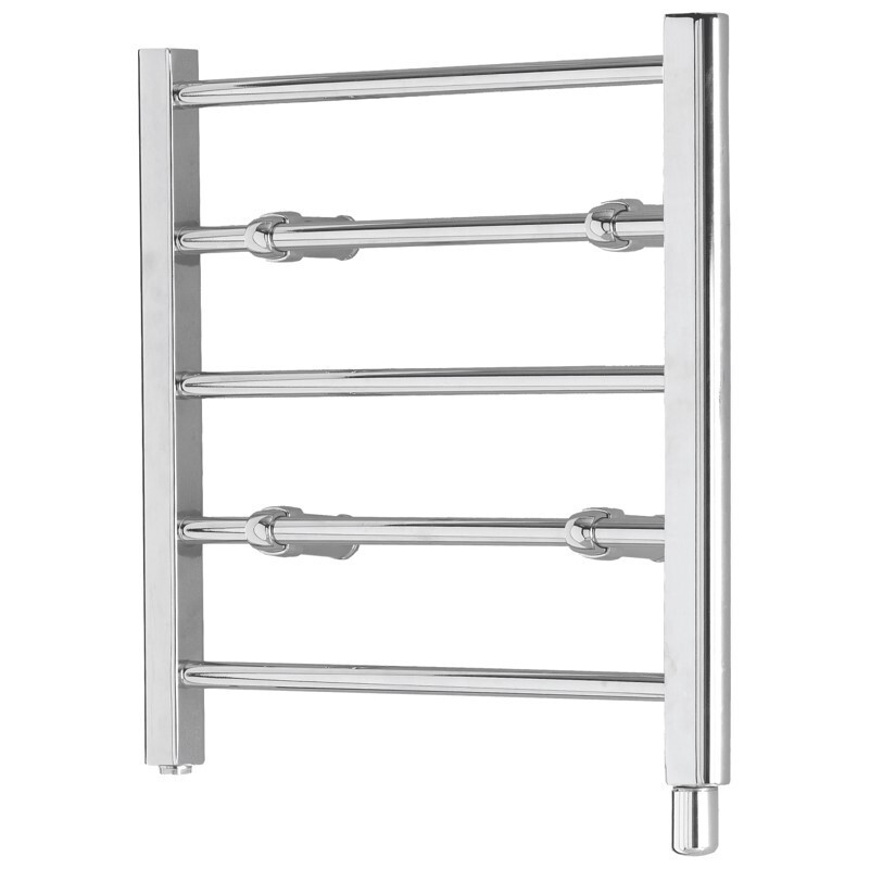 Electric Ladder Towel Radiator Polished Chrome 692mm x 500mm