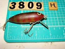 V3809 H UNKNOWN UNBRANDED VINTAGE DIVER  FISHING LURE