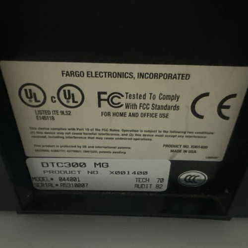 Fargo DTC 300 Direct to Card Thermal Printer - Picture 6 of 10