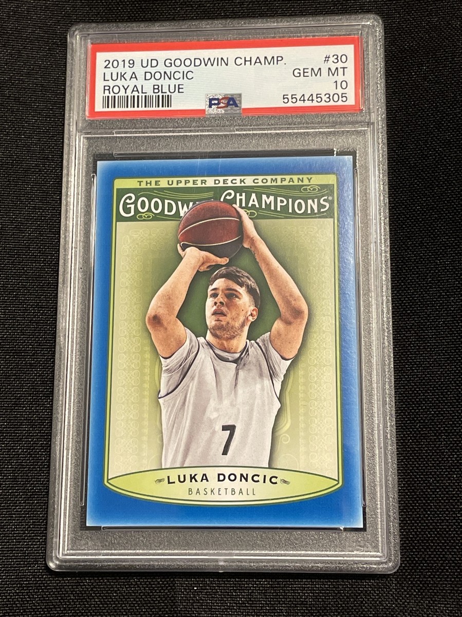 Luka Doncic RC GOODWIN ルーキーカード 2018-2019 UD Goodwin Champions Luka Doncic Rookie ROYAL BLUE
