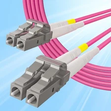 OS2,OM3,OM4 LC to LC Fiber Optic Cable Singlemode,Multimode Duplex LC UPC 1-100m