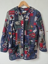 Meico Wool Duck Sheep Cow Cat Landhaus Look Jacket Coat 12 14 (40)