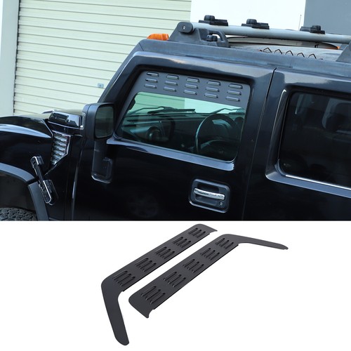 Lüftungsgitter Lüftungsbleche Seitenfenster hinten Set Für Hummer H2 2003-2009 - Bild 6 von 23